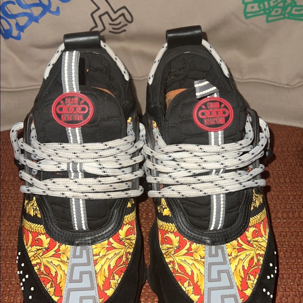 Versace Chain Reaction Size 40. Great condition. Asking $650.